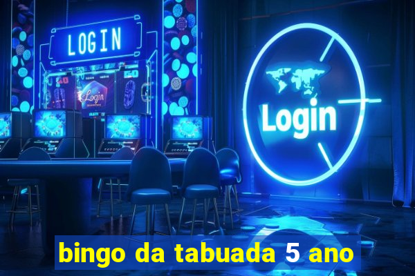 bingo da tabuada 5 ano